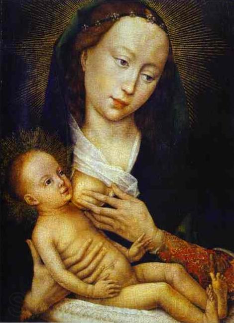 Rogier van der Weyden Madonna and Child Norge oil painting art